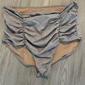 Kortni Jeane Swim Maternity Bikini Bottoms Heather Gray